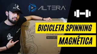 REVIEW BICICLETA SPINNING MAGNÉTICA  ALTERA [upl. by Eibbil]