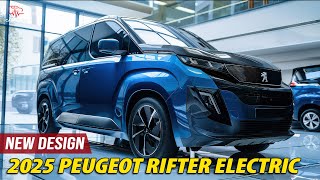 2025 Peugeot Rifter Electric Revealed The Ultimate Family EV is Here [upl. by Keithley40]