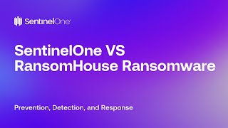 SentinelOne Demo SentinelOne VS RansomHouse Ransomware  Detection and Mitigation [upl. by Freddie223]