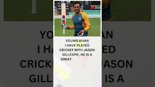 YOUNIS KHAN ON JASON GILLESPIE [upl. by Behrens75]