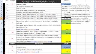 price adjustment formula [upl. by Uyekawa]