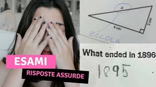 10 RISPOSTE ASSURDE AGLI ESAMI [upl. by Edelstein]