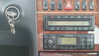 How To Unlock A Mercedes Radio [upl. by Noirb]