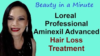 Loreal  Professional Aminexil Advanced  Hair Loss Treatment [upl. by Eirb]