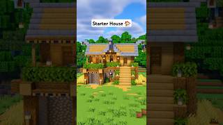 Minecraft Survival Starter House 🏠 minecraft [upl. by Eniretak]