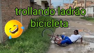 Os melhores vídeos engraçados trollando ladrão de bicicleta  Os melhores memes da internet 🤣🤣🤣🤣🤣🤣🤣🤣 [upl. by Yuma]