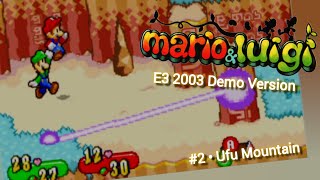 Mario amp Luigi Superstar Saga E3 Demo  Ufu Mountain [upl. by Mullins441]