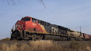 Canadian National  Westbound Freight 30 Oct 24 [upl. by Eiroj]