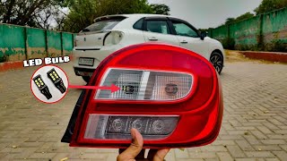 Install Baleno Alpha Tail light in Zeta 😍  Baleno Modification  reverse light bulb  Techno Khan [upl. by Mharg427]