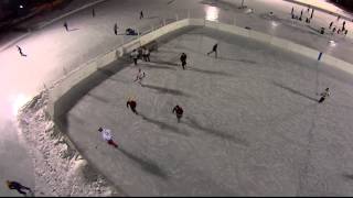 Broomball Aerial Videography [upl. by Elleinod]