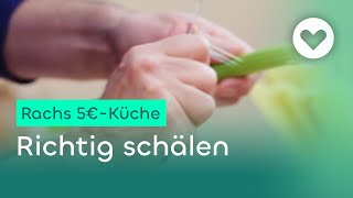 Richtig Schälen  Sellerie ohne zähe Fäden Rachs 5€Küche  Gewusst wie [upl. by Dniren]