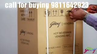 Godrej coffee vending machine 9811642923 [upl. by Aunson]