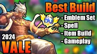 VALE BEST BUILD 2024  TOP 1 GLOBAL VALE BUILD  VALE  MOBILE LEGENDS  MLBB Part 2 [upl. by Odracer]