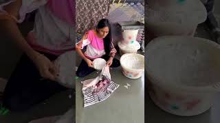 smocking cushion making  using waste thermocol  for Diwali  best for home [upl. by Ahron]