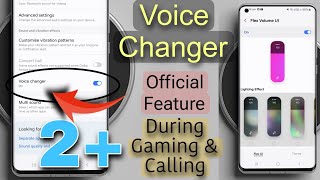 New Update Samsung mobile Voice Changer Activate Now 🔥 Change Voice During Calling amp Gaming 😱 [upl. by Lletnwahs]