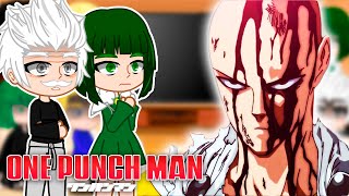 SClass Heroes  Fubuki react to Saitama  OPM  Gacha React [upl. by Nortna]