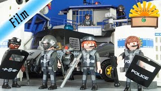 SEK amp POLIZEI UMZUG  NEUES TRAININGSCENTER  Playmobil Film deutsch  FAMILIE Bergmann [upl. by Youlton]