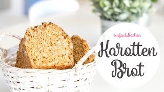 Saftiges Vollkornbrot Rezept mit Karotten  einfachKochen Kenwood Küchenparty [upl. by Brunell]