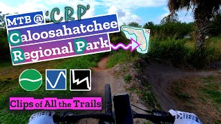 Caloosahatchee Regional Park Bike Trails  1st Ride  CRP  Florida MTB Trails  Every Trail at CRP [upl. by Nnylkoorb261]