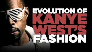 Evolution of Kanye Wests Fashion [upl. by Yarised515]