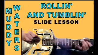 Rolling amp Tumbling guitar lesson bluesboyjag muddywaters guitarlesson bluesguitarlesson [upl. by Aikem]