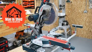 Bosch GCM 12 SDE Professional Sliding Mitre Saw [upl. by Ejroj686]