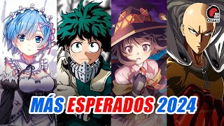 🤩 TODOS LOS ANIME MÁS ESPERADOS PARA 2024  Rincón Otaku [upl. by Annadroj918]