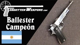 Hafdasas Ballester Campeon Competition 22LR Pistol [upl. by Strenta]