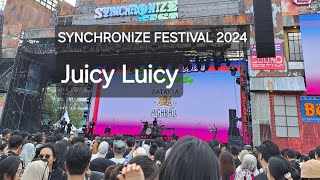 SYNCHRONIZE FEST 2024  JUICY LUICY ada yang Ft ADRIAN KHALIF juicyluicy adriankhalif konser [upl. by Fasta442]