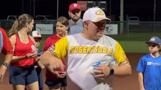 6U Tee Ball Westside Blue AllStars vs Fairhope All Stars 2024  District Championship Game [upl. by Aisiram]