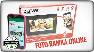 DENVER FRAMEO 7quot foto ramka zdalnie sterowana przez Internet RECENZJA  ForumWiedzy [upl. by Jakoba]