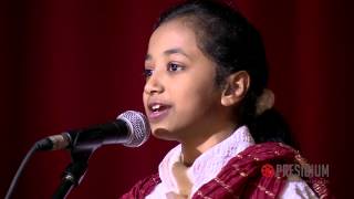 Yashvi student of Presidium presents a hilarious Hasya Kavita [upl. by Hnahk]