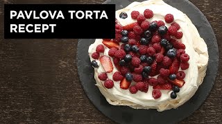 Pavlova torta recept [upl. by Nollat]