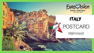 Eurovision 2019 – Mahmood – Soldi – Italy POSTCARD 🇮🇹 [upl. by Natalya]