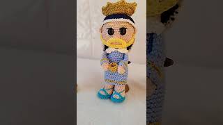 Presépio em amigurumiJá estamos finalizando nosso Presépio VILA DO MENINO JESUS em amigurumi [upl. by Nnylarat]