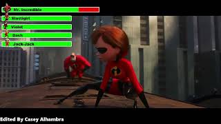 Incredibles 2 Underminer Battle Scene [upl. by Carnay]