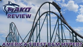 Mako Review SeaWorld Orlando Bolliger amp Mabillard Hyper Coaster  Americas Best BampM Hyper [upl. by Odericus]