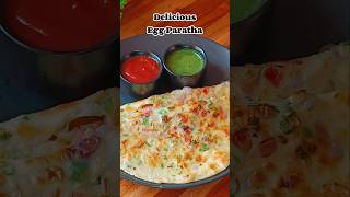 Delicious Egg Paratha Recipe 😋🤤😍 Anyone Can Make This ❤️ shorts recipe [upl. by Chisholm]