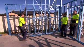 Kit Home Installation Illawarra Steel Frame Homes Enduroframe [upl. by Adnoraj]