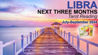 LIBRA NEXT THREE MONTHS quotA MAJOR LIFE CHANGE DARE TO DREAM LIBRAquot July  September 2024 tarot [upl. by Faxun465]