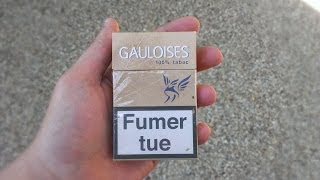 Test24  Gauloises 100 tabac  Cigarette [upl. by Aibar]