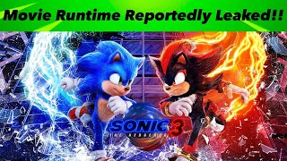 Sonic Movie 3 OFFICIAL Runtime Has Reportedly LEAKED [upl. by Kriste]