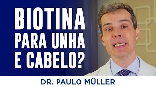 Biotina para Cabelos e Unhas Funciona – Dr Paulo Müller Dermatologista [upl. by Bender33]