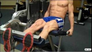 How To Leg Extension Cybex [upl. by Alilak529]