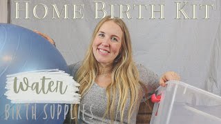 Whats in my Home Birth Kit  Natural Water Birth Supplies [upl. by Fleisig382]