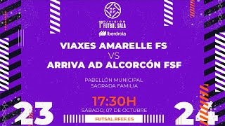 Primera Fútbol Sala Iberdrola  J4  Viaxes Amarelle  Arriva AD Alcorcón [upl. by Asset887]