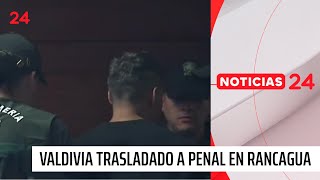 Jorge Valdivia será trasladado hasta un penal de Rancagua  24 Horas TVN Chile [upl. by Ashok]