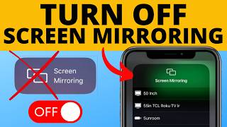 How to Turn Off Screen Mirroring on iPhone [upl. by Hussein]