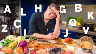 Cooking Using EVERY Letter Of The Alphabet From Ben’s Personal Kitchen [upl. by Edie]