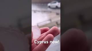 Nature Strikes Cyprus Hail in Paralimni and a Massive Waterspout in Pissouri [upl. by Oiramat]